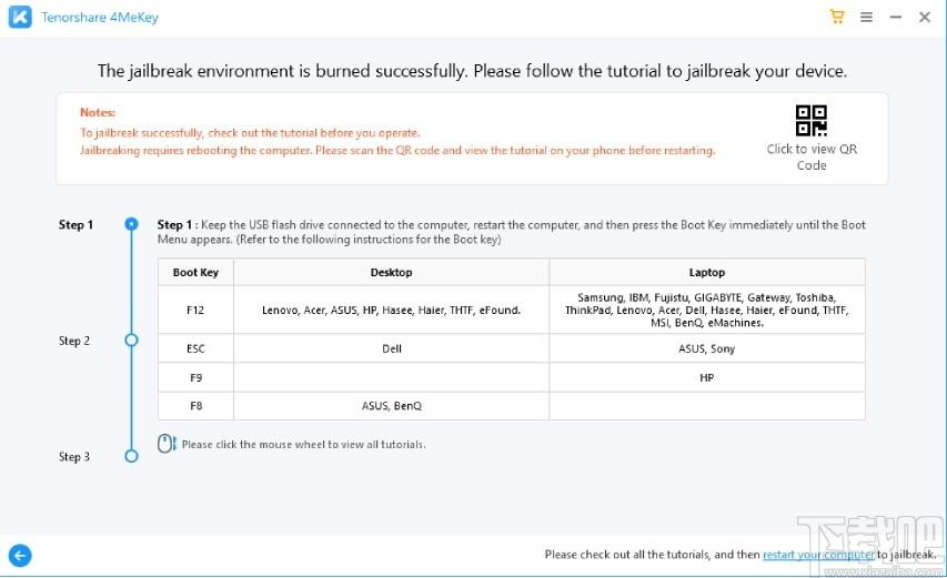 Tenorshare 4MeKey下载,ios密码恢复工具,系统软件,一键解锁