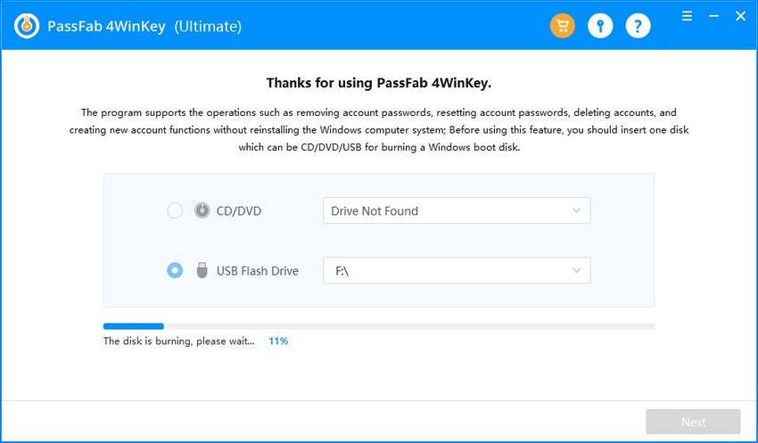 PassFab 4WinKey下载,密码恢复软件,密码恢复