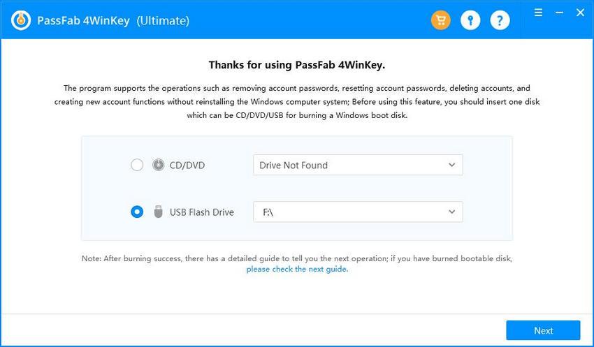 PassFab 4WinKey下载,密码恢复软件,密码恢复